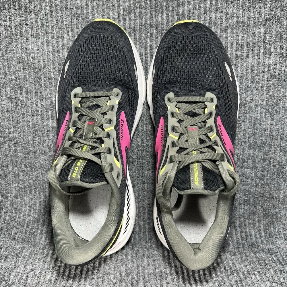 Brooks Adrenaline GTS 23 Women's Size 9.5 Neon Coral Black Shoes‎ 1203811D037 - Picture 12 of 13